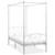 Canopy Bed Frame Metal 90x200 cm to 200x200cm