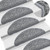  Carpet Stair Treads 15 pcs Grey 56x20 cm