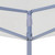 Professional Folding Party Tent 3x3 m Steel White