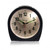 Ravel Large Art Deco Bedside / Mantel Quartz Alarm Clock - Gloss Black RC035.3