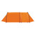 Camping Tent 4 Persons Grey and Orange