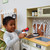 Wooden Kitchen Playset with Interactive Features & 9 Accessories