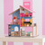 Olivia's Little World Kids Wooden Dollhouse 3.5" Dolls 12 Accessories TD-13260C