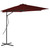 Outdoor Parasol with Steel Pole 300x230 cm
