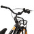 Kids Bike with Front Carrier 12 inch Black and Orange