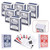 Traditional Motorbike Poker Casino Plastic Coated Playing Cards Decks (2 / 4  / 6 / 12)