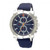 Henley Men's Polished Dial Blue Silicone Sports Rubber Strap Watch H02205.6