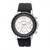 Henley Men's White Dial Black/Silver Silicone Sports Rubber Strap Watch H02206.14