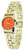 Reflex Ladies Metal Analogue Orange Dial Yellow Tone Metal Bracelet Strap Watch LB109