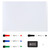 Magnetic Whiteboard  60 x 90 cm Notes, Lists, Memos, Menus Use 4 Magnetic Dry Wipe Pens & Magnetic Eraser