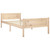 Bed Frame Solid Pinewood 90x200 cm to 160 x 200 cm