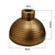 Modern Retro Ceiling Light Shade Easy Fit Pendant Lampshade