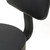 Round Shape Adjustable Salon Stool with Back Black