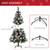 5ft Indoor Christmas Tree Artificial Berry Xmas Deco Metal Stand and 184 Tips
