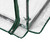 100x50x150cm Greenhouse Steel Frame PVC Cover with Roll-up Door Outdoor Green