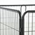 12 Panels Pet Playpen, Heavy-Duty Dog Fence DIY Design w/ Doors, 80 x 60 cm