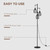 170cm Industrial 3-Light Floor Lamp, Dimmable Black