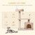 81cm Cat Tree Scratching Post Tower for Kitten Large Cats Activity Centre House