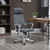 High Back Swivel Office Chair with Lumbar Back Support, Adjustable Height