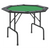 8-Player Folding Poker Table Green 108x108x75 cm