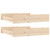 Bed Drawers 2 pcs Solid Wood Pine