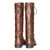 Equestrian Country Horse Tall Walking Leather Horse Boots Waterproof Brown UK 4-9