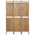 3-Panel Room Divider Bamboo 120x180 cm