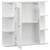 Bathroom Mirror Cabinet White 66x17x63 cm MDF