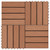 11 pcs Decking Tiles Deep Embossed WPC 30x30 cm 1 sqm Light Brown