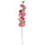 100cm Pink Blossom White Rose Arrangement Glass Vase