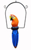 Hanging Parrot Statue 16"