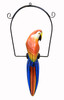 Hanging Parrot Statue 16"