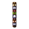 40" Three Face Totem Purple Tiki Mask