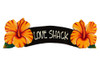 Love Shack Yellow Hibiscus Sign