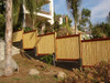 Natural Bamboo Fence 1" D x 48" H x 96" L