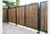Natural Black Bamboo Fence ¾" D x 48" H x 96" L