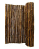 Natural Black Bamboo Fence ¾" D x 90" H x 96" L