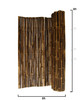 Natural Black Bamboo Fence ¾" D x 90" H x 96" L