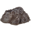 Large Fiberglass Faux Rock Cover for Garden Landscape - River Brown  13" H x 28" W x  30" L