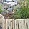 Eucalyptus Wood Border Edging 1.25" D x 12" H x 6' L