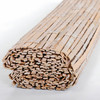 Natural Raw Split Bamboo Slat Fence 4 Ft H x 6 Ft L (2-Pack)