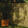 Natural Raw Split Bamboo Slat Fence 4 Ft H x 6 Ft L (2-Pack)