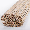 Natural Raw Split Bamboo Slat Fence 6 Ft H x 6 Ft L (2-Pack)