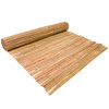 Natural Raw Split Bamboo Slat Fence 6 Ft H x 6 Ft L (2-Pack)