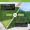 Forever Bamboo_Conifer Hedge Slats vs. Artificial Hedge Panels