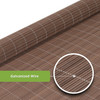 Forever Bamboo_All-Weather Fencing_Galvanized Wire_Brown