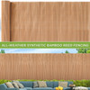 Forever Bamboo_All-Weather Synthetic Bamboo Reed Fencing_Tan