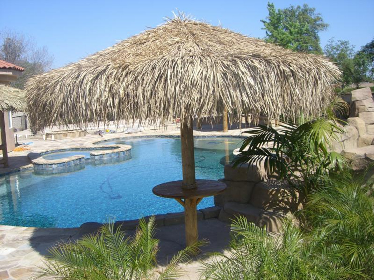 Backyard X-Scapes Mexican Palm Thatch Umbrella Cover 9