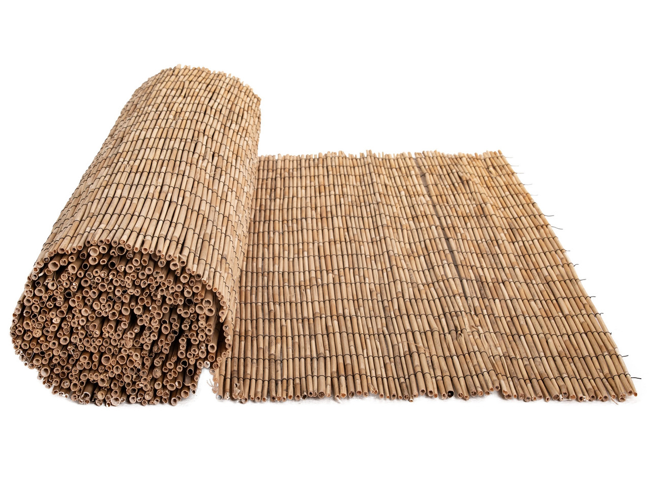 Jumbo Reed Bamboo Fence - Thumbnail 2