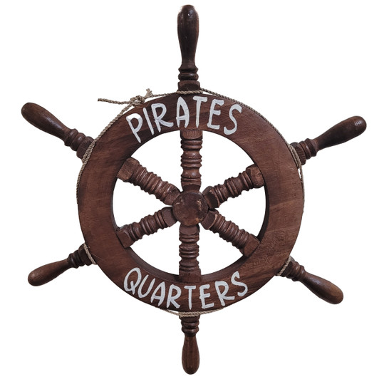 Captains Wheel Wall Plaque 20"